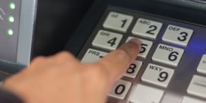 ATM keypad