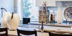beautiful kitchen with granite countertops