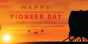 Happy Pioneer Day United States of America