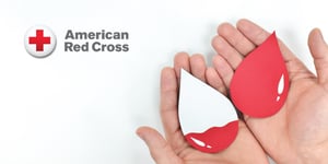 American Red Cross hands giving
