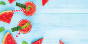 watermelon and refreshing drinks